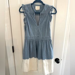 Kate Spade Ombré A-Line Jean Dress with Pockets Size - 2